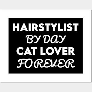 hairstylist cat Posters and Art